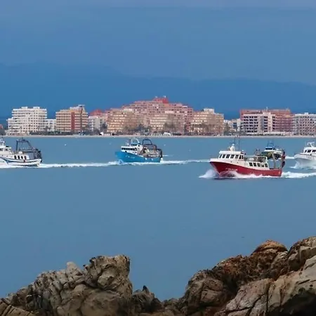 Estudio Centrico En Roses, A 50m De La Playa, Con Wi-fi Gratuito, Aire Acondicionado Y Terraza - Hisp-312-31 شقة